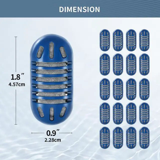 Alt view image 7 of 7 - Demineralization Cartridge for Humidifier Compatible with HoMedics Total-Comfort Ultrasonic Humidifier: 20- Pack Demineralizer Tablets Filter Replacement for Water Decalcification, Remove Odor