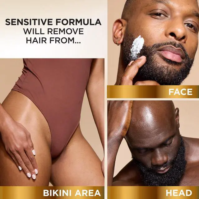 Alt view image 3 of 7 - SoftSheen-Carson Magic Razorless Shaving Cream, Depilatory Hair Removal Cream, Works in 4 Minutes for Coarse, Curly Hair, 2 Count
