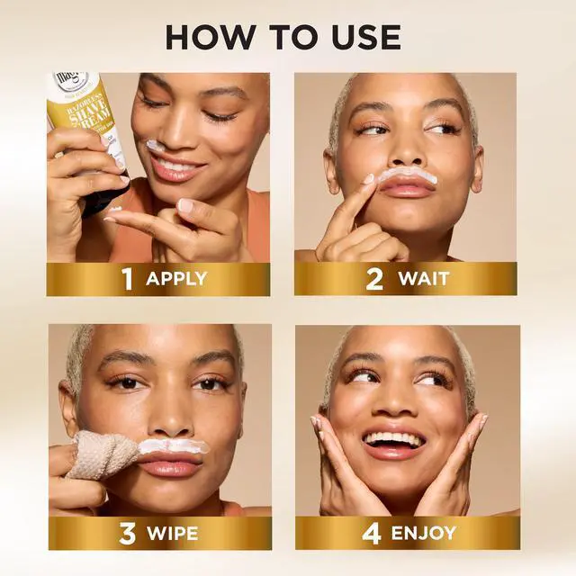 Alt view image 6 of 7 - SoftSheen-Carson Magic Razorless Shaving Cream, Depilatory Hair Removal Cream, Works in 4 Minutes for Coarse, Curly Hair, 2 Count