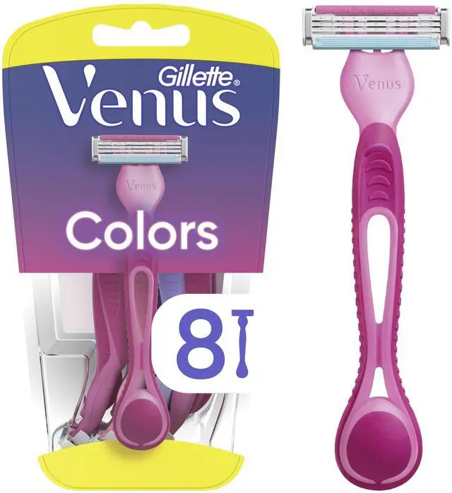Main image of Gillette Venus Simply3 Disposable Razors for Women, 8 Count, Designed for a Close and Comfortable Shave