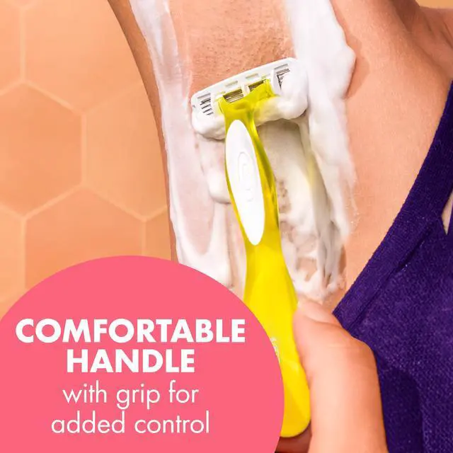 Alt view image 5 of 7 - BIC Soleil 4 Escape Scented Women's Disposable Razors, 4 Blades, Comfortable Shave, Citrus Scented Handle Shaving Razors for Women, 4 Count
