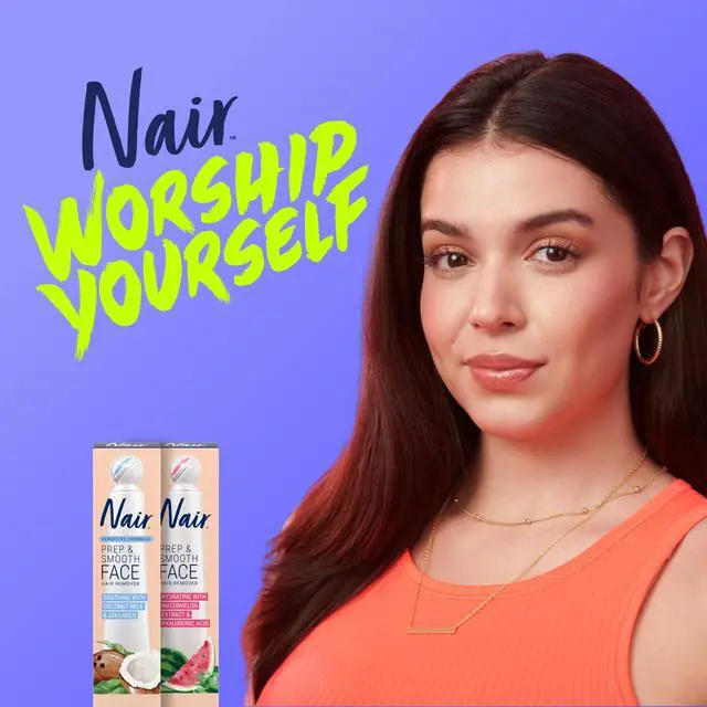 Alt view image 6 of 7 - NAIR Exfoliating Facial Hair Removal Cream for Women - Smooth Skin Solution with Collagen for Sensitive Skincare