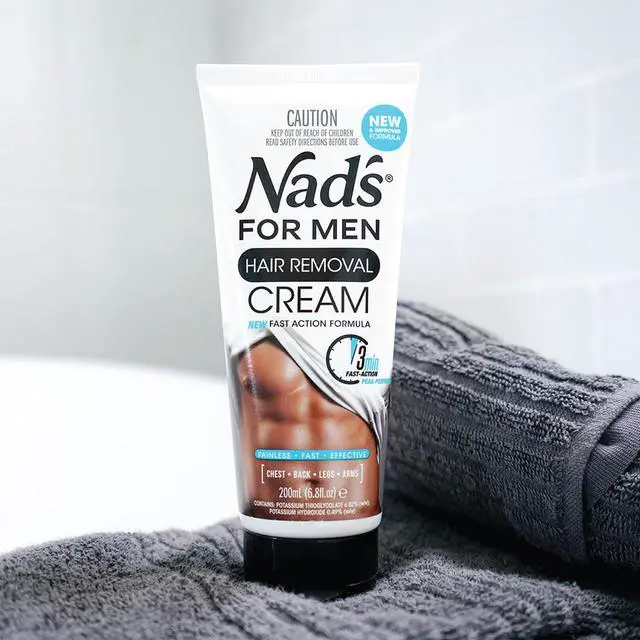Alt view image 5 of 7 - Nad's For Men Hair Removal Cream, Painless Hair Removal For Men, Soothing Depilatory Cream For Unwanted Coarse Male Body Hair, 6.8 Fl Oz