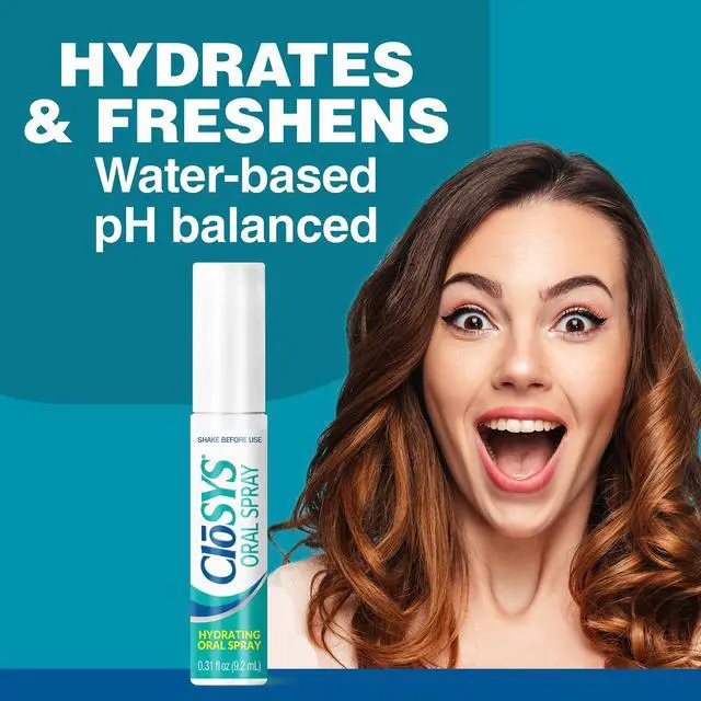 Alt view image 2 of 6 - CloSYS Oral Breath Spray, Sugar Free Mouth Spray for Bad Breath, pH Balanced Mint Flavored 0.31oz (3 Count)