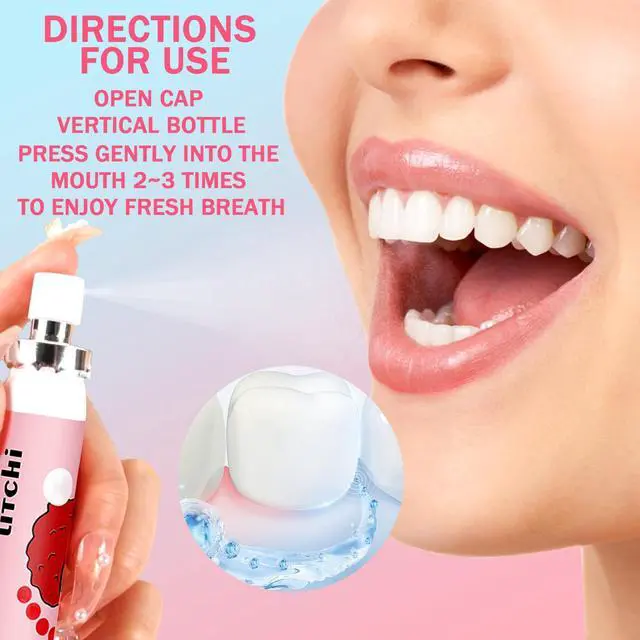 Alt view image 6 of 7 - 6PCS Fresh Breath Spray,Fruity Flavour Mouth Spray Freshener Spray Set for Mouth,Peaches,Oranges,Watermelon,Grapes,Lychee