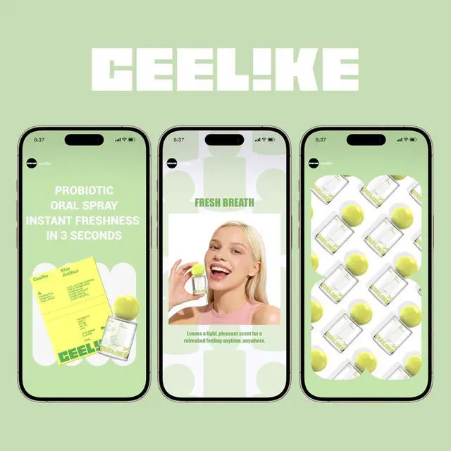 Alt view image 7 of 7 - CEELIKE Oral Spray Fresh Breath, Dual Cooling Experience & Convenient On-The-Go Design Perfect for Freshening Breath Anywhere, Anytime (Cucumber, 1 Count)