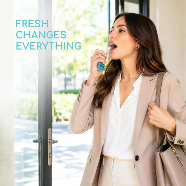 Alt view image 3 of 7 - Modern Whites Breath Refresher Oral Spray 30 ML - Travel Size Breath Freshener Spray, Oral Spray for Bad Breath, Sugar Free Oral Breath Mint, Fresh Breath
