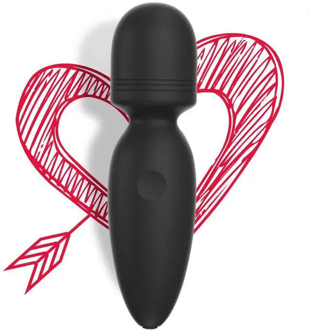 Main image of Mini Wand Massager with 10 Vibration Modes, Whisper Quiet, Cordless Waterproof Handheld Massager for Shoulder and Back Full Body Massage, Sports Recovery
