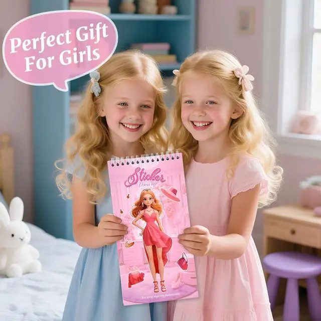 Alt view image 5 of 7 - PAGEMORE 25 Sheets Dress Up Stickers for Kids, Make Your Own Fairy Princess Sticker for Kids Toddlers, Ideal Gift Birthday Preschool Children Party Favor, Classroom Rewards, Art Craft