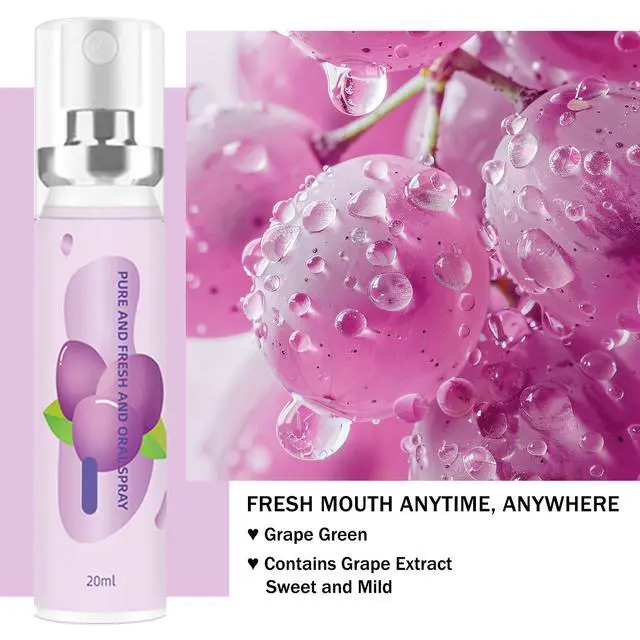 Alt view image 4 of 7 - 6PCS Oral Breath Spray, 3 Flavors Fruit Mouth Spray Breath Freshener Oral Care for Adults, Portable Long Lasting Refreshing Dry Mouth Spray for Bad Breath