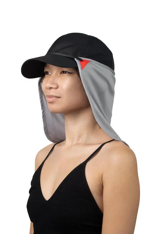 Alt view image 6 of 6 - CoolNES - UV Sun Protection Neck Drape Adjustable Multifunctional 2 in 1 Face Covering for Outdoor Fishing - Unisex LightGray