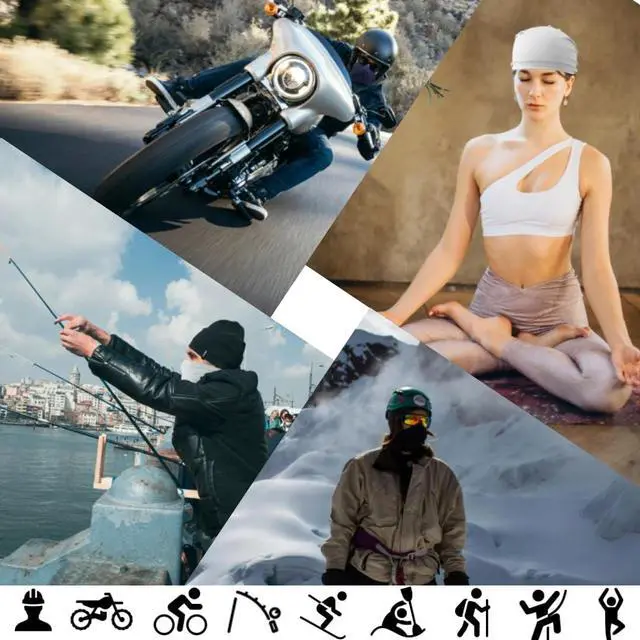 Alt view image 6 of 7 - WOXVM 2 Pack Neck Gaiter Face Mask Breathable Sun Cooling Balaclava Versatile Bandana Tube Neck Scarf Gator Face Cover Summer UV Protection Headwear for Men Women Outdoor Sports