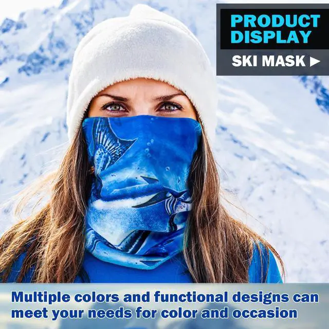 Alt view image 6 of 7 - Breathable Neck Gaiter Face Scarf Mask for Men Women Hiking, Cycling, Sports, Fishing, Sun UV Protection Bandana