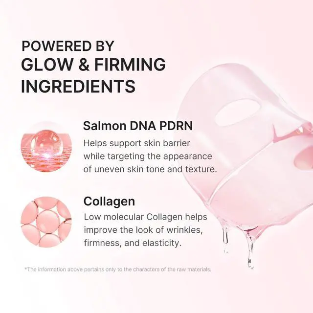 Alt view image 3 of 7 - medicube Jelly Gel Mask with Salmon DNA PDRN Pink Collagen | Overnight Face Mask for Glass Glow Skin | Elasticity, Hydrating, Firming and Moisturizing | Korean Skincare, 28g x 4ea