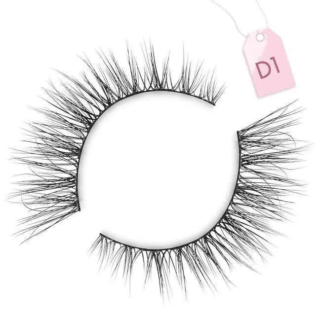 Alt view image 7 of 7 - Onlyall Natural Lashes Wispy Lashes Natural Look False Eyelashes Soft Fluffy Fake Eyelashes 7 Pairs D1 Natural (6-13MM)