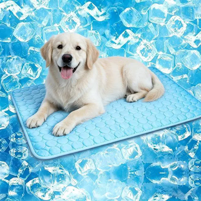Main image of dgdgbaby Portable Dog Cooling Mat, Q-Max 0.4 Non Slip Washable Pet Bed Pad