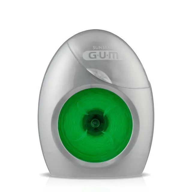 Alt view image 2 of 5 - GUM ButlerWeave Woven Dental Floss, Shred-Resistant Waxed Floss for Teeth Cleaning & Plaque Removal, Mint Flavored, 1 Count