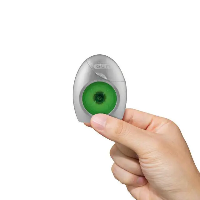 Alt view image 3 of 5 - GUM ButlerWeave Woven Dental Floss, Shred-Resistant Waxed Floss for Teeth Cleaning & Plaque Removal, Mint Flavored, 1 Count