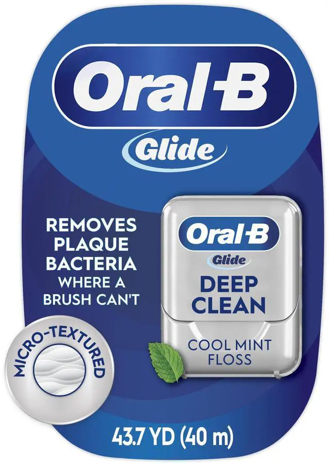 Main image of Glide Deep Clean Cool Mint Dental Floss, 40m