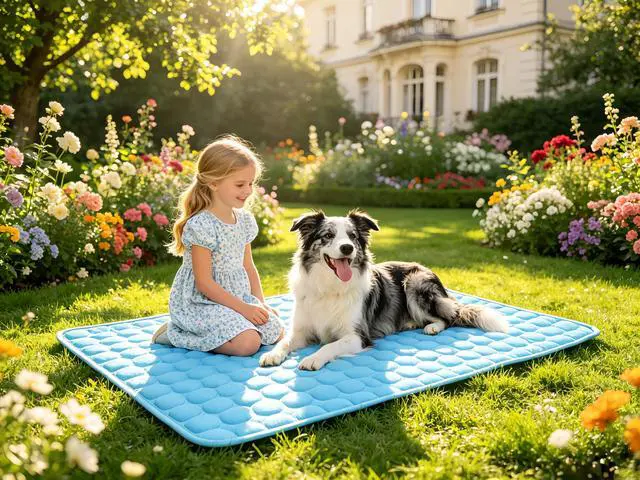 Alt view image 5 of 7 - VeMee Cooling Mat for Dogs, Arc-Chill Q-Max>0.4 Washable Breathable Pad