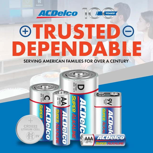 Alt view image 6 of 6 - ACDelco 24-Count Triple AAA Batteries, Maximum Power Super Alkaline Battery for Home and Office, 10-Year Shelf Life, Reclosable Packaging