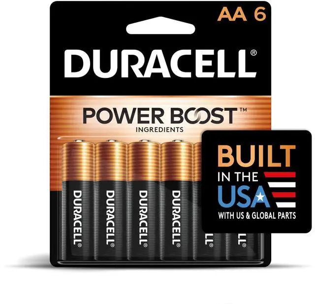 Main image of Coppertop AA Batteries, 6 Count, 12-Year Shelf Life, Long-lasting