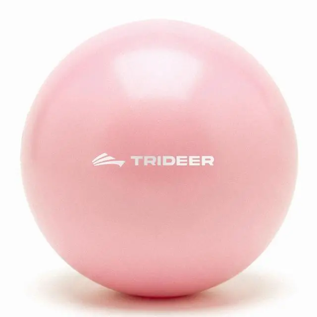 Main image of Trideer 9-Inch Pilates Ball, Small Exercise Ball for Yoga, Core Training, Physical Therapy, Balance, Stability and Stretching Pilates Equipment with Inflation Straw