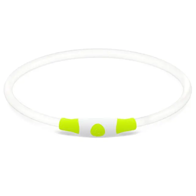 Alt view image 5 of 7 - Led Dog Collar, BSEEN USB Rechargeable Flash Dog Necklace Light, Pet Safety Collar Makes Your Beloved Dogs Be Seen at Night for Small Medium Large Dogs(Green)