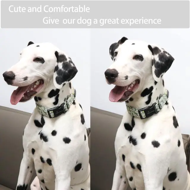 Alt view image 4 of 6 - ARING PET Dinosaur Dog Collar-Cute Dog Collar for Small Dogs, Adjustable Comfortable Cotton Boy Dog Collars for Small Medium Large Dogs, Small