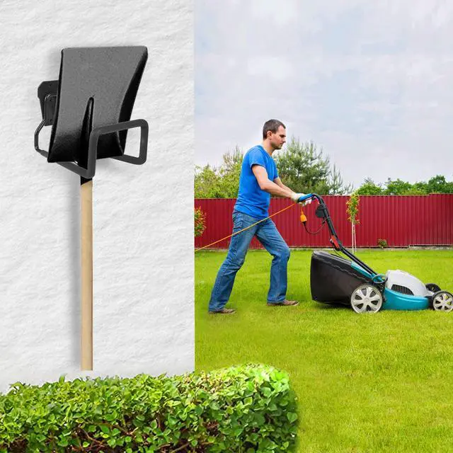 Alt view image 7 of 7 - PeoMev Metal Garden Hose Holder - Heavy Duty Hose Hanger Wall Mounted Water Hose Holder for Outside Yard, Sturdy Hose Reel Hose Hooks for Water Hose, Extension Cords