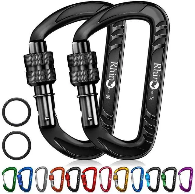 Main image of Rhino Produxs 12kN Heavy Duty Carabiner Clips