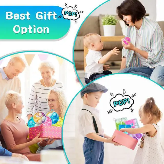 Alt view image 7 of 7 - ONKULL Pop Fidget Keychain 30 Pack ,Mini Fidget Toys Bulk ,Sensory Toys for Kids ,Party Favors for Kids 4-8,8-12 Year ,Back to School Gifts for Classroom ,Birthday Goodie Bags Stuffers