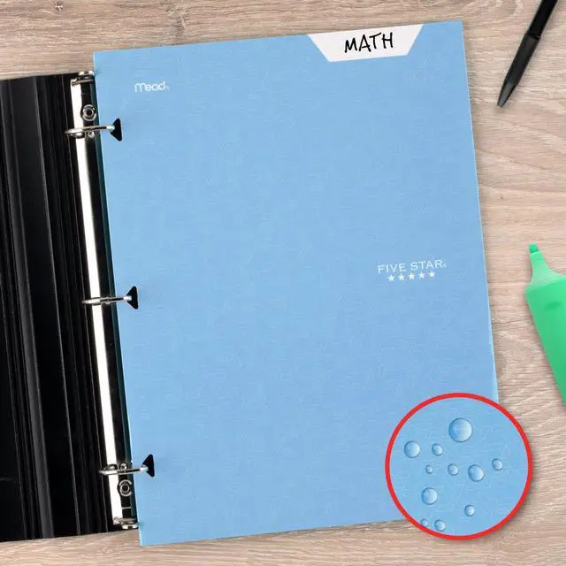 Alt view image 4 of 6 - Five Star 4-Pocket Folder, 6 Pack, Paper Folder, Fits 3-Ring Binders, Holds 8-1/2" x 11" Paper, Assorted Colors (38058)
