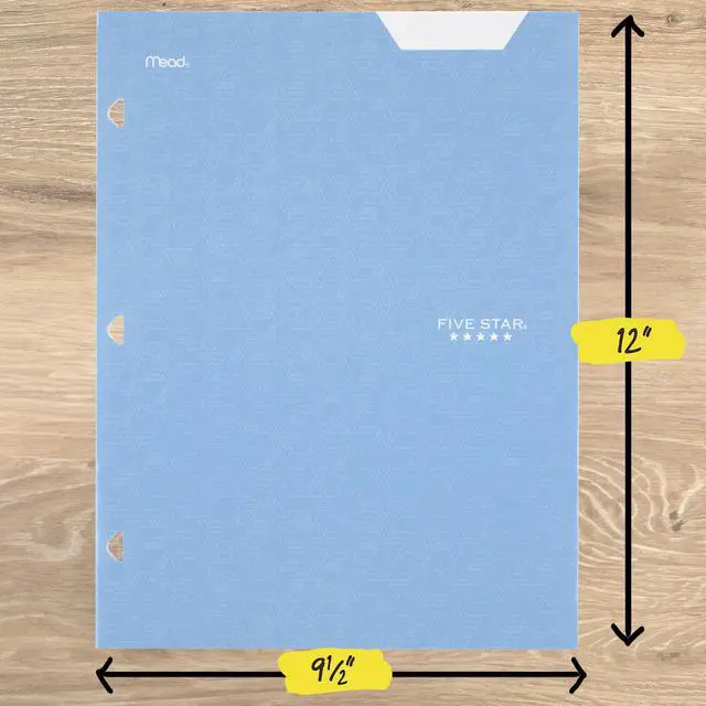 Alt view image 5 of 6 - Five Star 4-Pocket Folder, 6 Pack, Paper Folder, Fits 3-Ring Binders, Holds 8-1/2" x 11" Paper, Assorted Colors (38058)