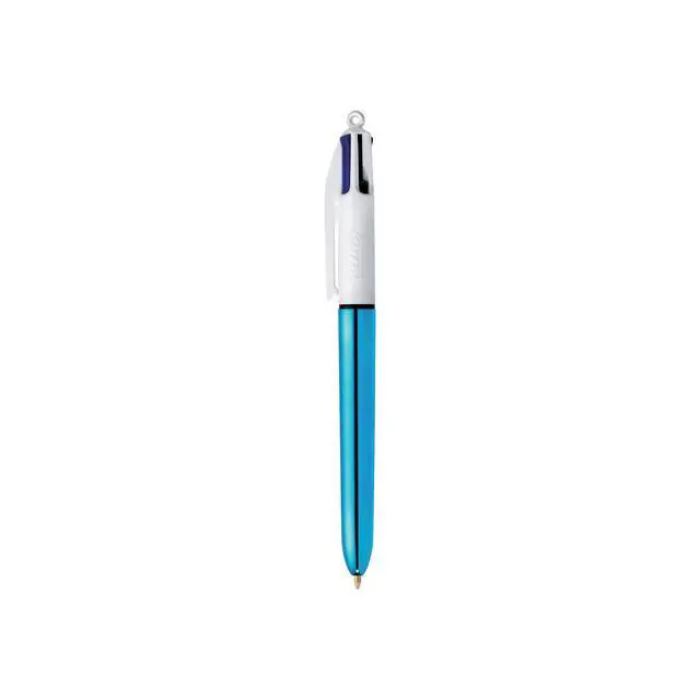 Alt view image 6 of 6 - BIC 4 Color Shine Retractable Ballpoint Pen with 1.0 mm Medium Point and Easy Portability, 2-Count in Assorted Ink