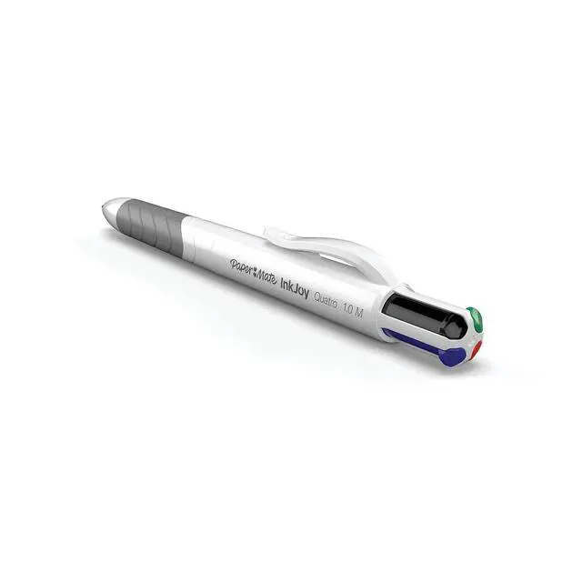 Alt view image 4 of 7 - Paper Mate InkJoy Quatro Retractable Ballpoint Pens, 4 Colors in 1 Pen, Medium Point (1.0mm), 3 Count - Convenient, Note-Taking, Comfortable Grip, Ultra Smooth Ink