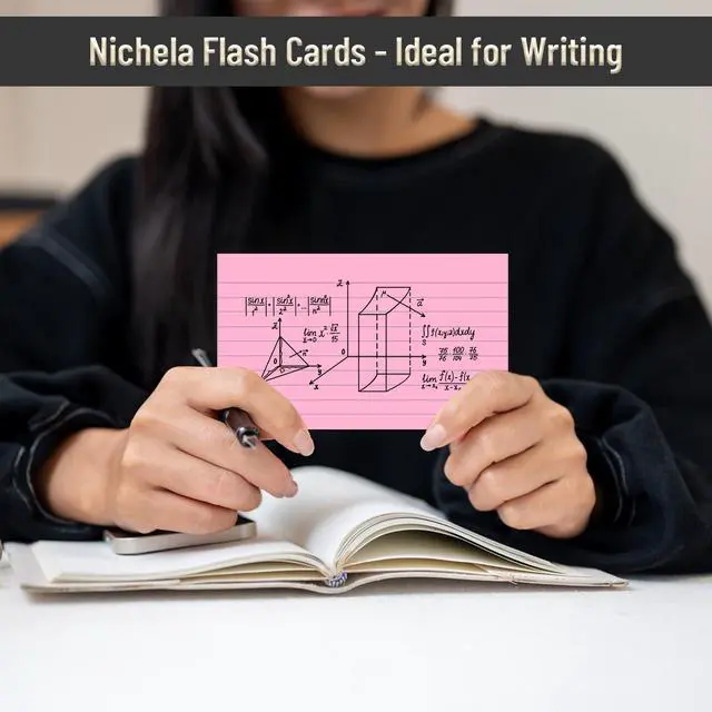 Alt view image 5 of 7 - 300 Count Colored Index Cards 3 x 5 Inch Ruled Index Cards, Flash Cards College Ruled for School, College, Office and Home Organization, Durable Study To Do List Note Cards with Ruled Lines