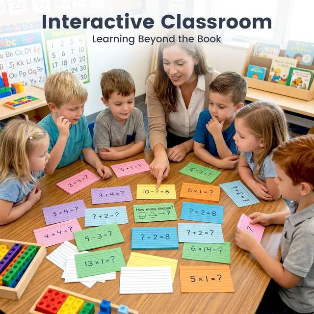 Alt view image 5 of 7 - HEYPLACE 300Count Colored Index Cards 3x5, Ruled & Blank Flash Cards 8 Color Portable Note Taking, School Supplies for Students, Teachers, College, Study Organizing Notes