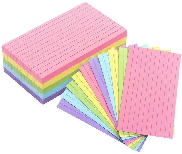 Main image of Tamaki Colored Index Cards 3 X 5, 200 Pack, Flash Cards for Studying, 5 Color