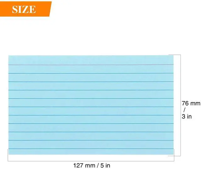 Alt view image 2 of 7 - Tamaki Colored Index Cards 3 X 5, 200 Pack, Flash Cards for Studying, 5 Color