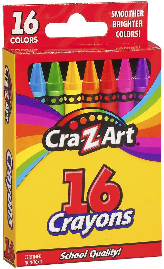 Main image of Cra-Z-Art 16ct Crayons, Back to School Supplies, Box of Crayons for Creative Drawing Fun, Ages 3 and Up