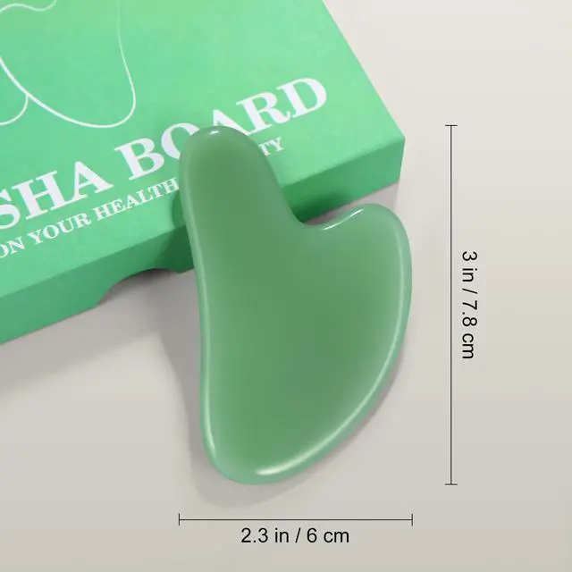 Alt view image 7 of 7 - Gua Sha Facial Tools Guasha Tool Gua Sha Jade Stone Manual Massage Sticks for Jawline Sculpting and Puffiness Reducing for Face Body Tensions Reduce Festive Gifts