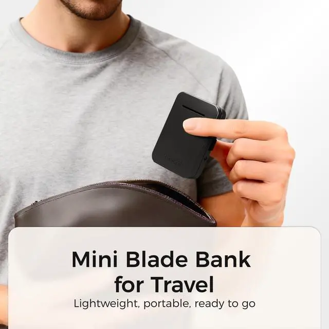 Alt view image 5 of 7 - ZOMCHI Razor Blade Bank for Double Edge Blades, Matte Black