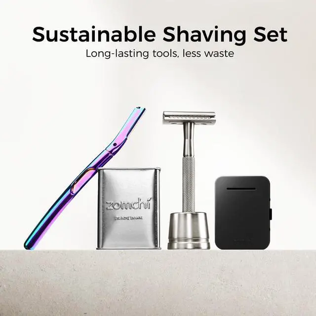 Alt view image 7 of 7 - ZOMCHI Razor Blade Bank for Double Edge Blades, Matte Black