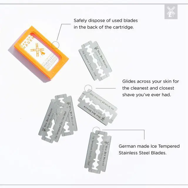Alt view image 2 of 7 - Van Der Hagen Safety Blades 5 Count (Pack of 1)