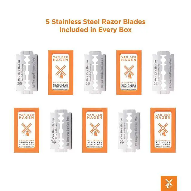 Alt view image 3 of 7 - Van Der Hagen Safety Blades 5 Count (Pack of 1)