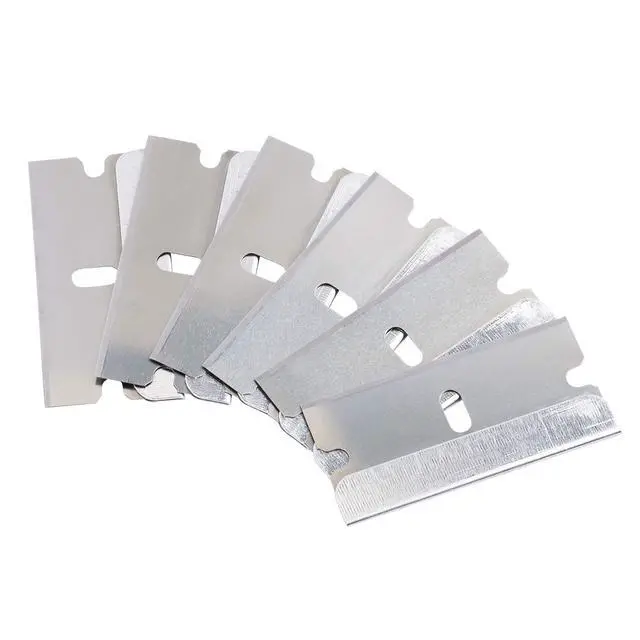 Alt view image 7 of 7 - Bates- Razor Blades, 50 pcs, Carbon Steel Flat Scraper Blades