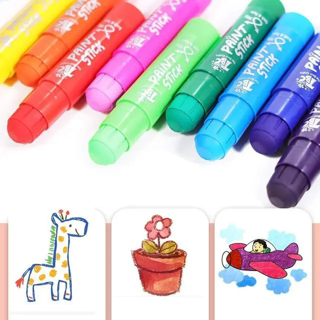 Alt view image 3 of 7 - TBC The Best Crafts Paint Sticks for Kids Ages 2-8, 12 Classic Colors, Washable, Non-toxic, Tempera Paint Sticks for Crafts, Art Supplies, and Birthday Gifts