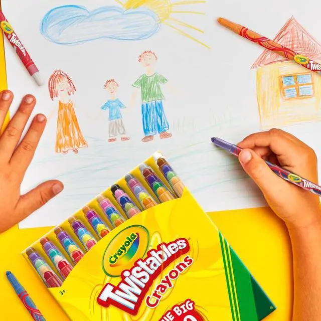 Alt view image 6 of 7 - Crayola Mini Twistables Crayons for Kids (50ct), Cute Back to School Supplies for Kids, Crayons for Coloring Books, Gift for Toddlers Girls & Boys, Arts & Crafts, 3+