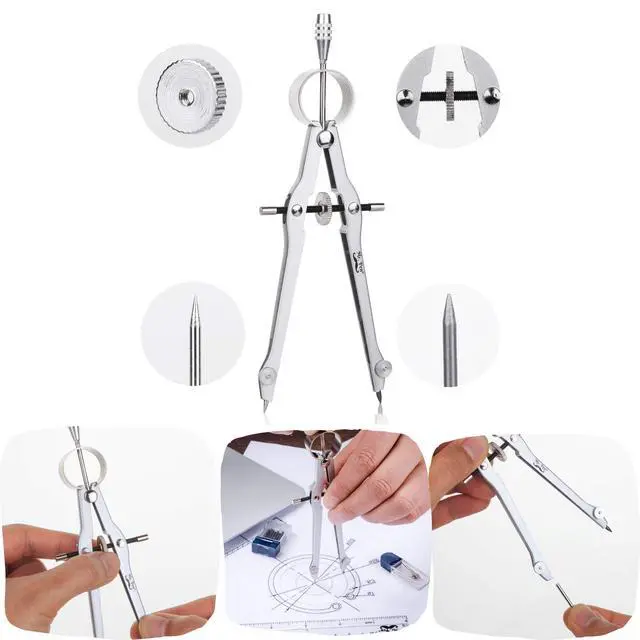 Alt view image 3 of 7 - Mr. Pen- Protractor and Compass Set, Compass Protractor Set, Protractor